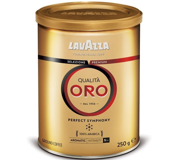 Lavazza Qualita Oro 250g Tin (Ground Coffee)
