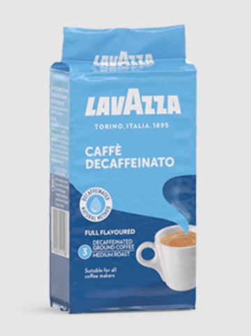 Lavazza Caffe Decaf Ground Coffee 250g